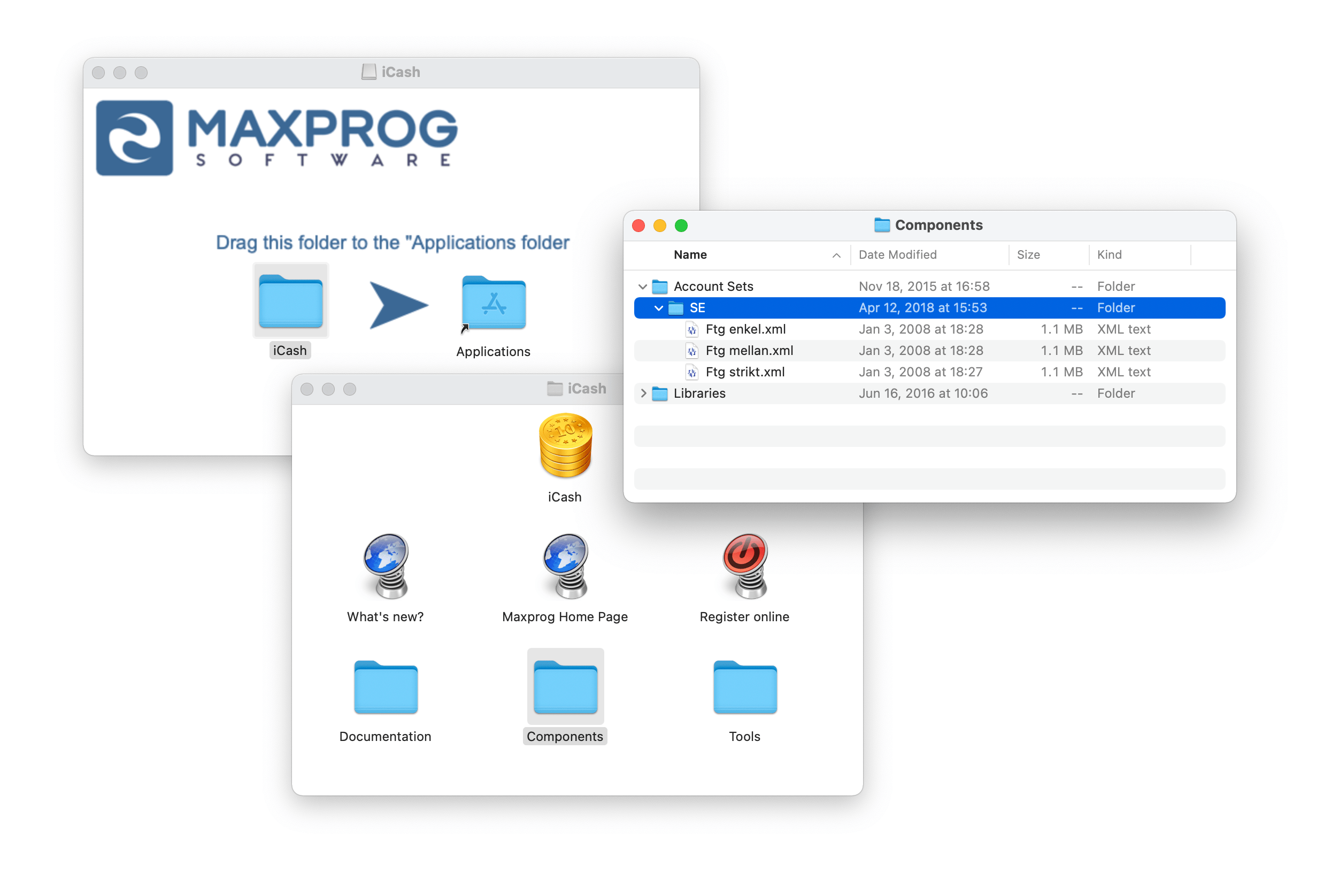 instal Maxprog iCash 7.8.7