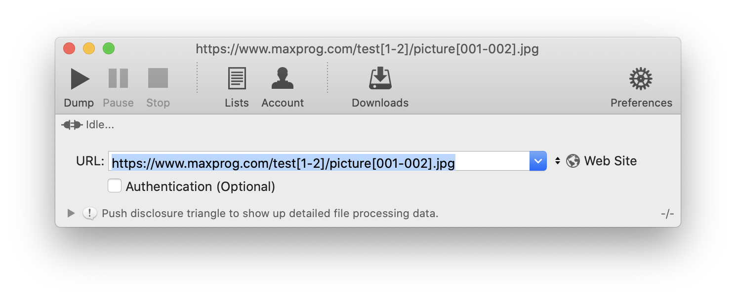 Maxprog Web Dumper v2.2.3 serial key or number